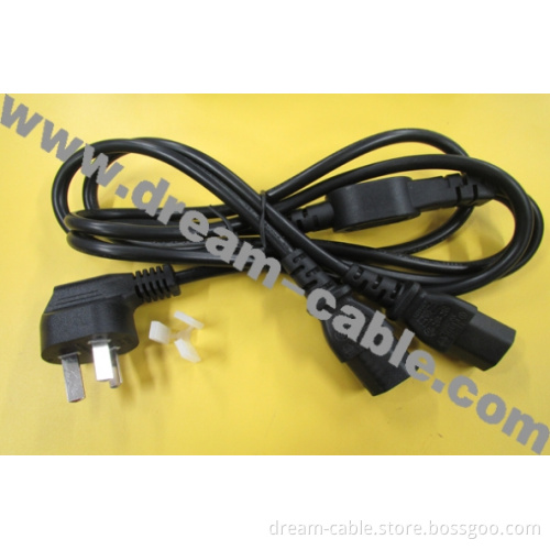 Australian Y Splitter Power Cord